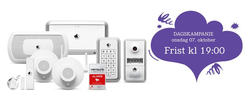 Kun tre timer igjen av Verisure sitt dagstilbud på alarm: boligalarmer.no/alarmselskaper… #tilbud