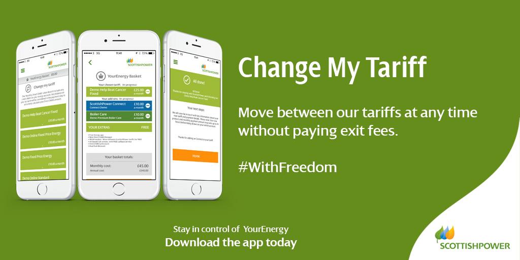 SP_EnergyPeople's tweet image. Is your tariff coming to an end soon? Change to a new fixed price today #WithFreedom #YourEnergyApp RT to #Win