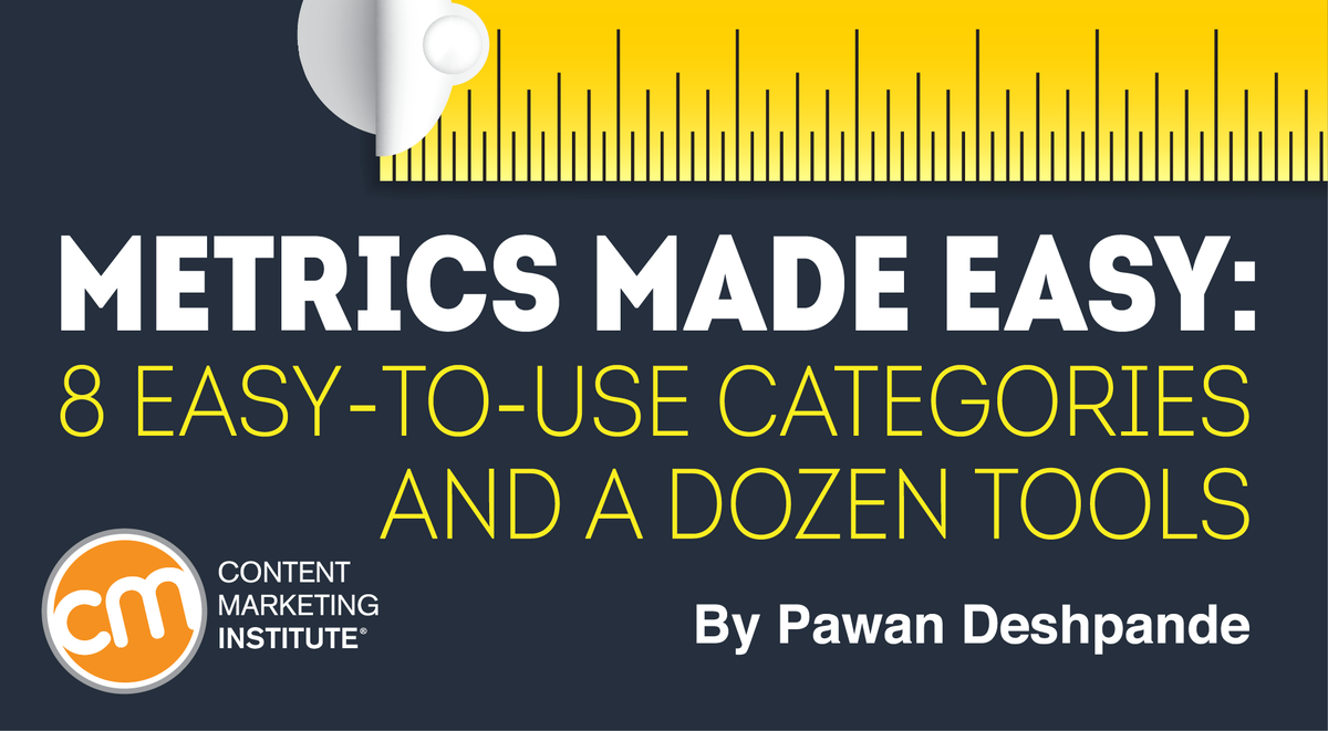 CrowdSourceData's tweet image. Metrics Made Easy: 8 Easy-to-Use Categories and A Dozen Tools vytm.in/N5ZAfg #content