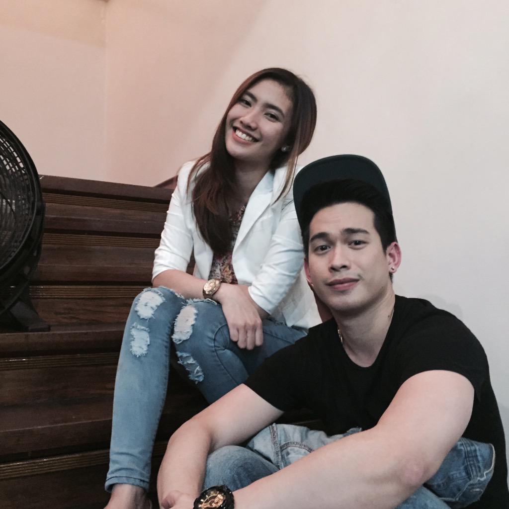 angelicaj__'s tweet photo. Happening right now with @Bryanito14 🎥💕 shoot for the music video of "Sa'yo" by Silent Sanctuary http://t.co/Hpe7vzyfJ5