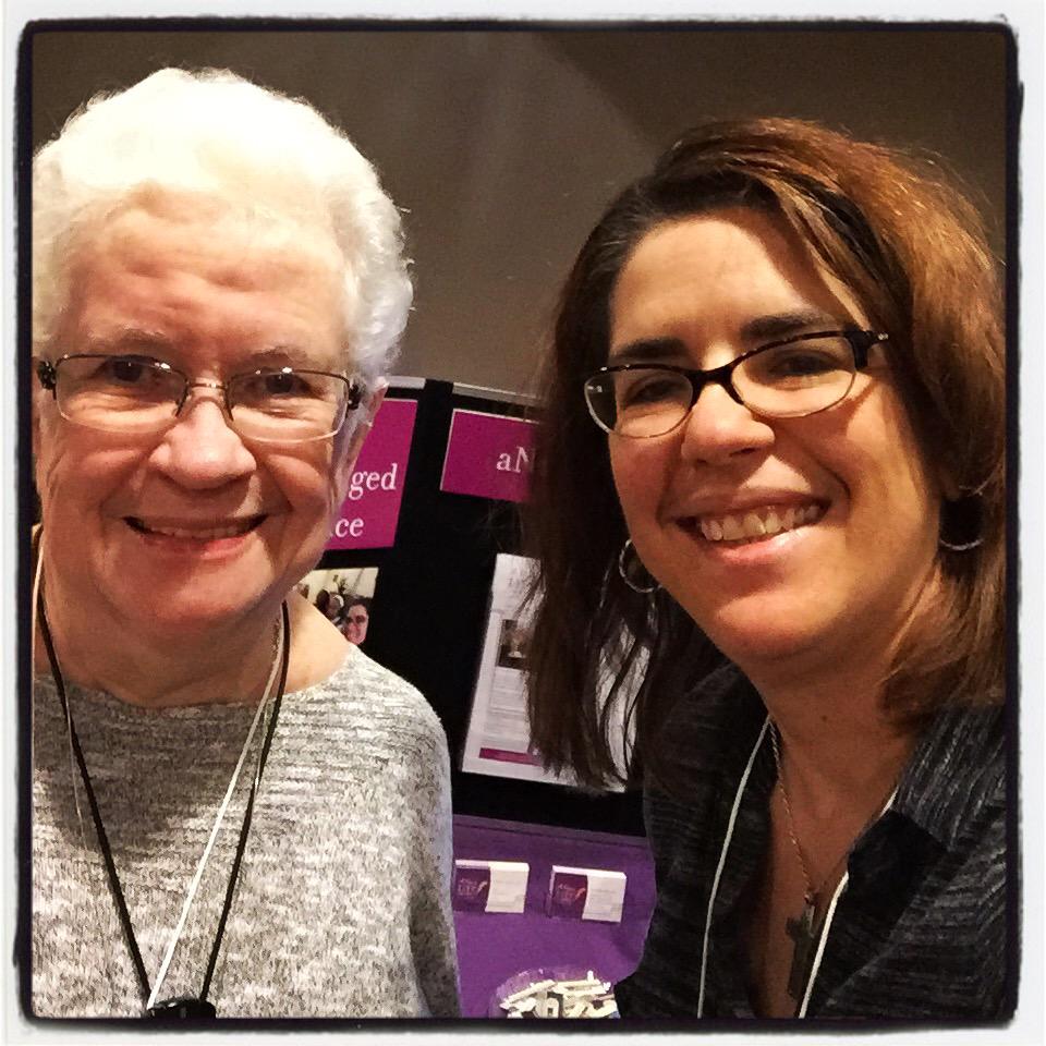 Omg it's @SrAnnMarieS! Ann Marie was a guest on #discernmentchat last year! #nunsrock #c4wr15 @C4WRtweets