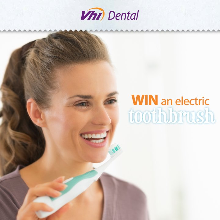 Retweet to enter to win an electric toothbrush courtesy of our partners Vhi Dental.
