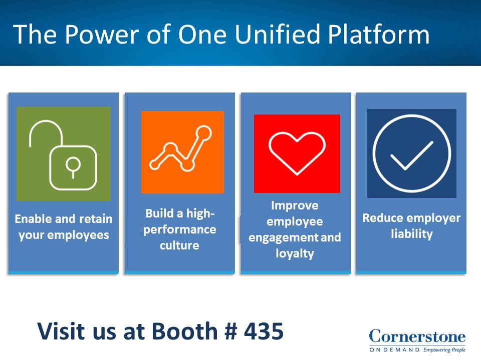 CornerstoneTN1's tweet photo. #tnshrm15 COME LET US SHOW YOU HOW WE CAN UNIFY YOUR ENTIRE ORGANIZATION FROM A SINGLE,ALL-IN-ONE PLATFORM! http://t.co/a4BbvO8Vd4