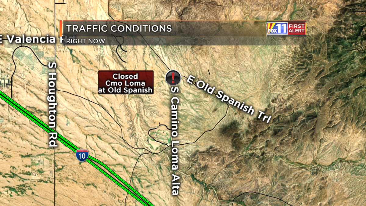 SashaLoftis's tweet image. #ROADCLOSED: Cmo De La Tierra CLOSED at Old Spanish Trl due to flooding. Be careful here, avoid the area. #Vail