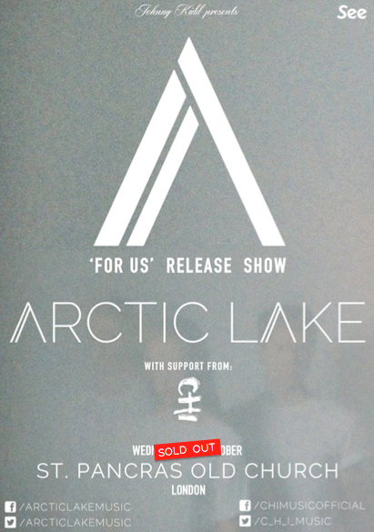 arcticlakemusic's tweet photo. Thanks to everyone who helped us sell out the show. There'll be a limited run of tickets on the door. See you soon! http://t.co/g0CCGvO7NG