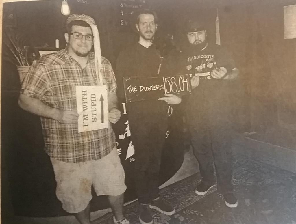 natchai_'s tweet photo. Good times! @VitalBullet @gabeelikes. #TheDusters escape rooms :D http://t.co/fZIB5G7w7D