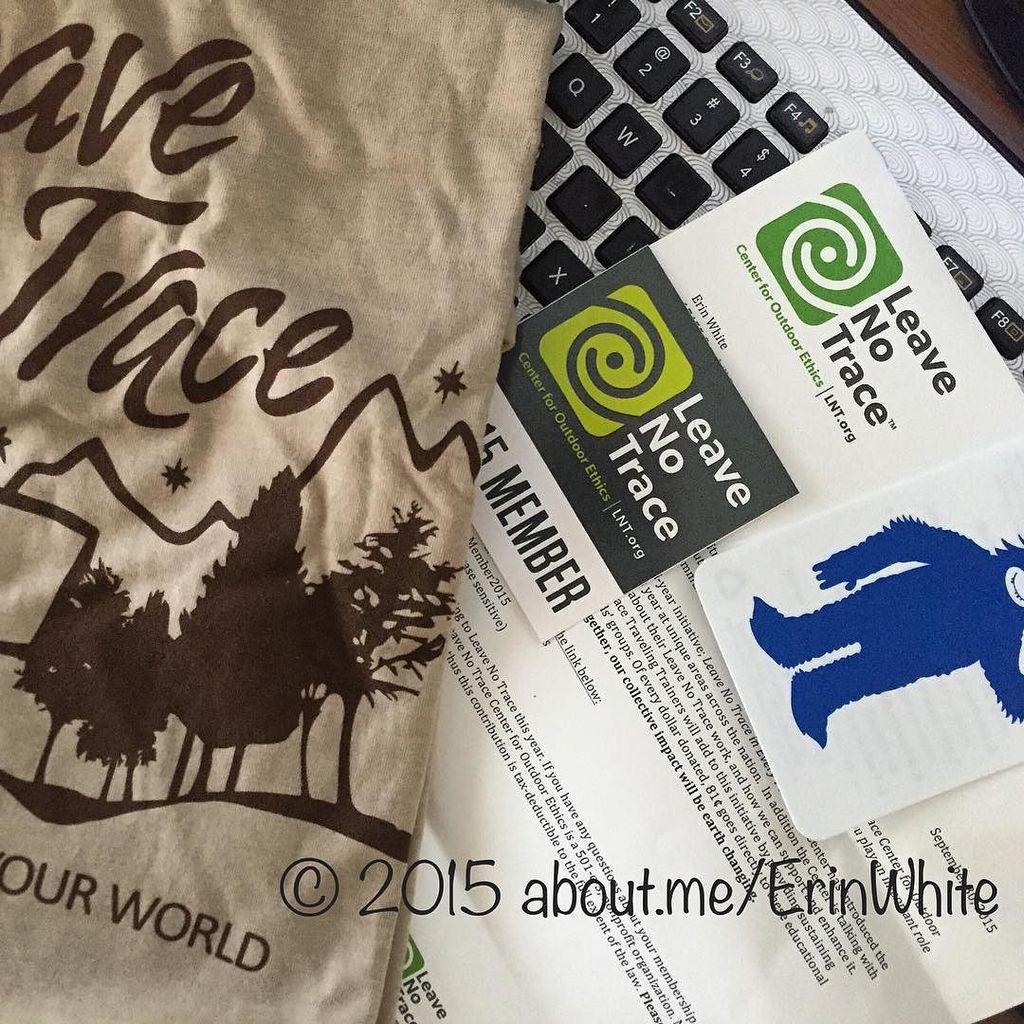WhiteErinM's tweet photo. My @LeaveNoTrace membership stuff has arrived! #IAmANaturalist @FloridaSEE @leavenotracece… http://t.co/RzmRoPjXiB http://t.co/7f0Y6jKjyE