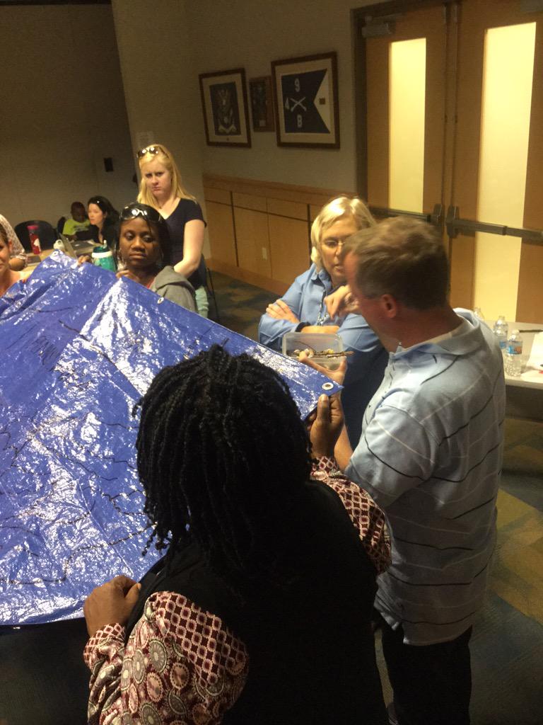 HCS_ScienceDept's tweet image. HCS 4th grade teachers working together to learn about the #chesapeakbaywatershed at City-wide PD! #hcsscience