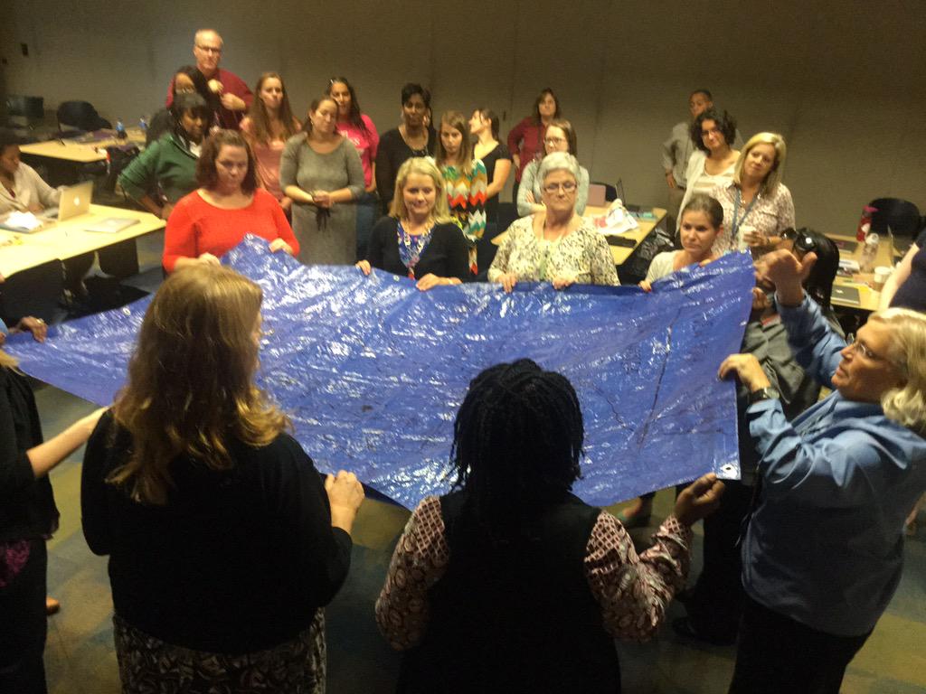 HCS_ScienceDept's tweet image. HCS 4th grade teachers working together to learn about the #chesapeakbaywatershed at City-wide PD! #hcsscience