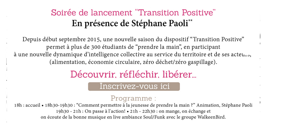 OpenOdyssey's tweet photo. #SaveTheDate ! Le 19/10 au Solilab, soirée #TransitionPositive
http://t.co/130BFPYrfR http://t.co/EowIrTfOi4