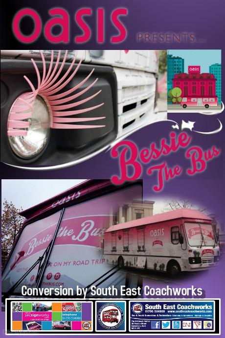 From an abandoned old library bus to a big, pink, fashion house on wheels #BESSIETHEBUS Conversion by <a href="/SECoachworks/">South East Coachworks</a>