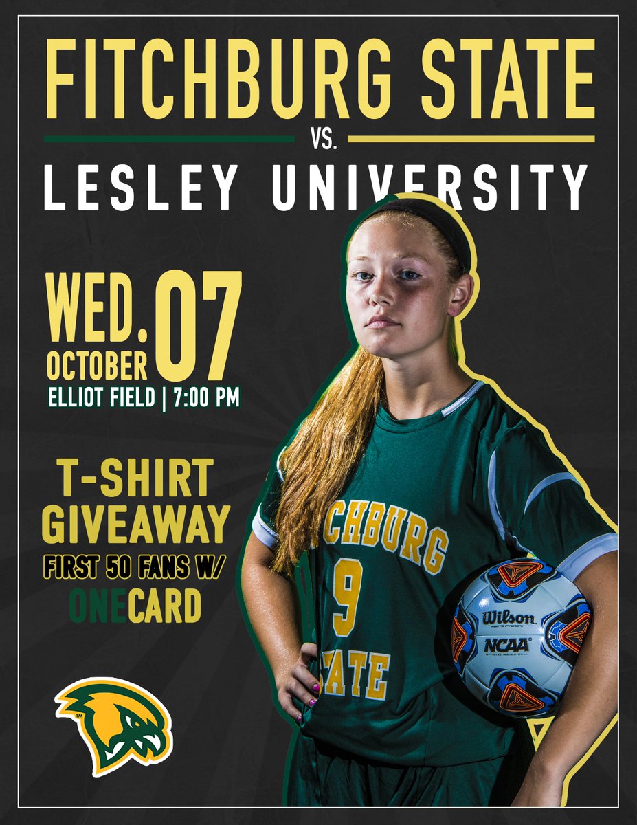 FSU_Falcons's tweet photo. .@FSUFalconsWSOC hosts .@lesleyathletics for a non-conference match up this evening at Elliot Field at 7pm. #GAMEDAY http://t.co/xcYWp9aHRX