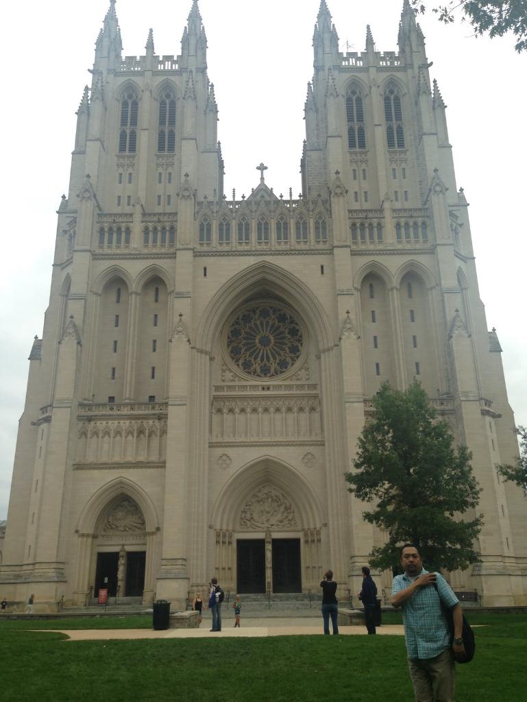 DominionDC's tweet photo. Wow. Busy morning with updates soon, but, now, we are touring the architecture and stories of the National Cathedral. http://t.co/DZfVdUFpGX