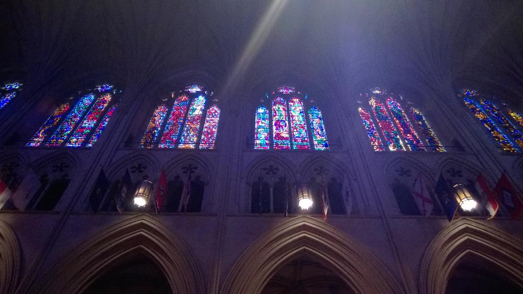 DominionDC's tweet photo. Wow. Busy morning with updates soon, but, now, we are touring the architecture and stories of the National Cathedral. http://t.co/DZfVdUFpGX