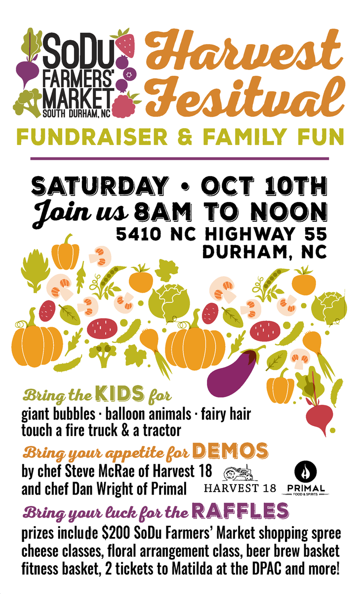 SDFarmersMarket's tweet photo. This Saturday is going to be big, ya'll! #sodu #SoDuTheHarvest http://t.co/tdXJ7DRHOI