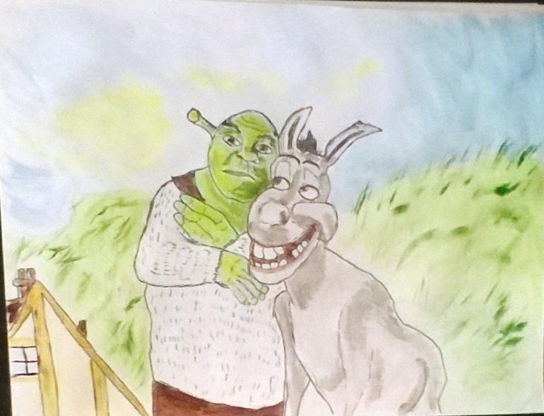 sonjacook798's tweet photo. Shrek and Donkey... http://t.co/eoeJdaeNcF