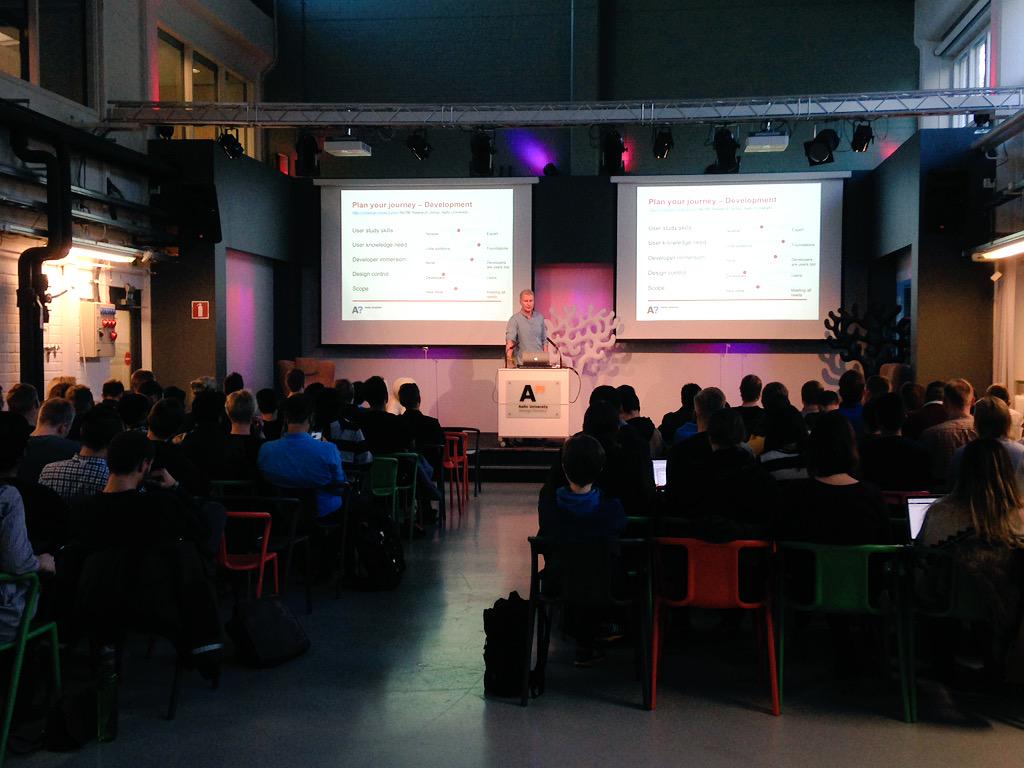 AaltoDF's tweet photo. PDP lecture 5.0. Today we have a guest speaker, our researcher Samuli Mäkinen #developingprocess #aaltodf #pdp http://t.co/3VpbtkI4Re