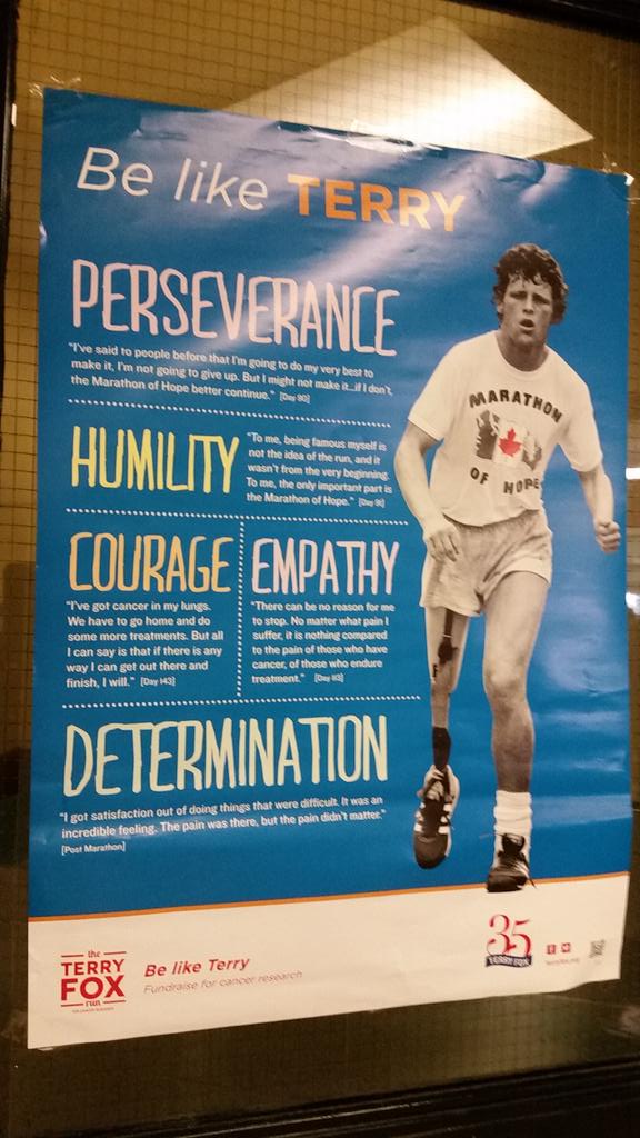 MsCRoti's tweet photo. Getting ready for our annual Terry Fox walk/run. #beliketerry #imrunningfor... http://t.co/ZfPy2yZ8G9