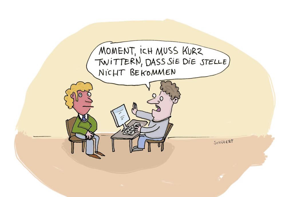 Wieder beim Chef #Cartoon