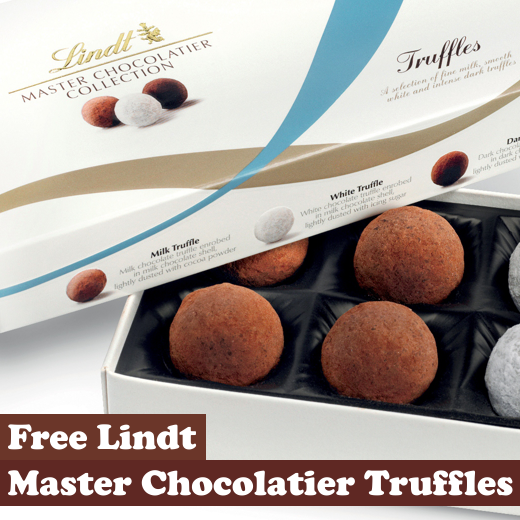all4freeuk's tweet photo. Free Lindt Master Chocolatier Truffles today at http://t.co/wQXexLRDhi RT to win #freestuffuk http://t.co/rK7VVnNgLo