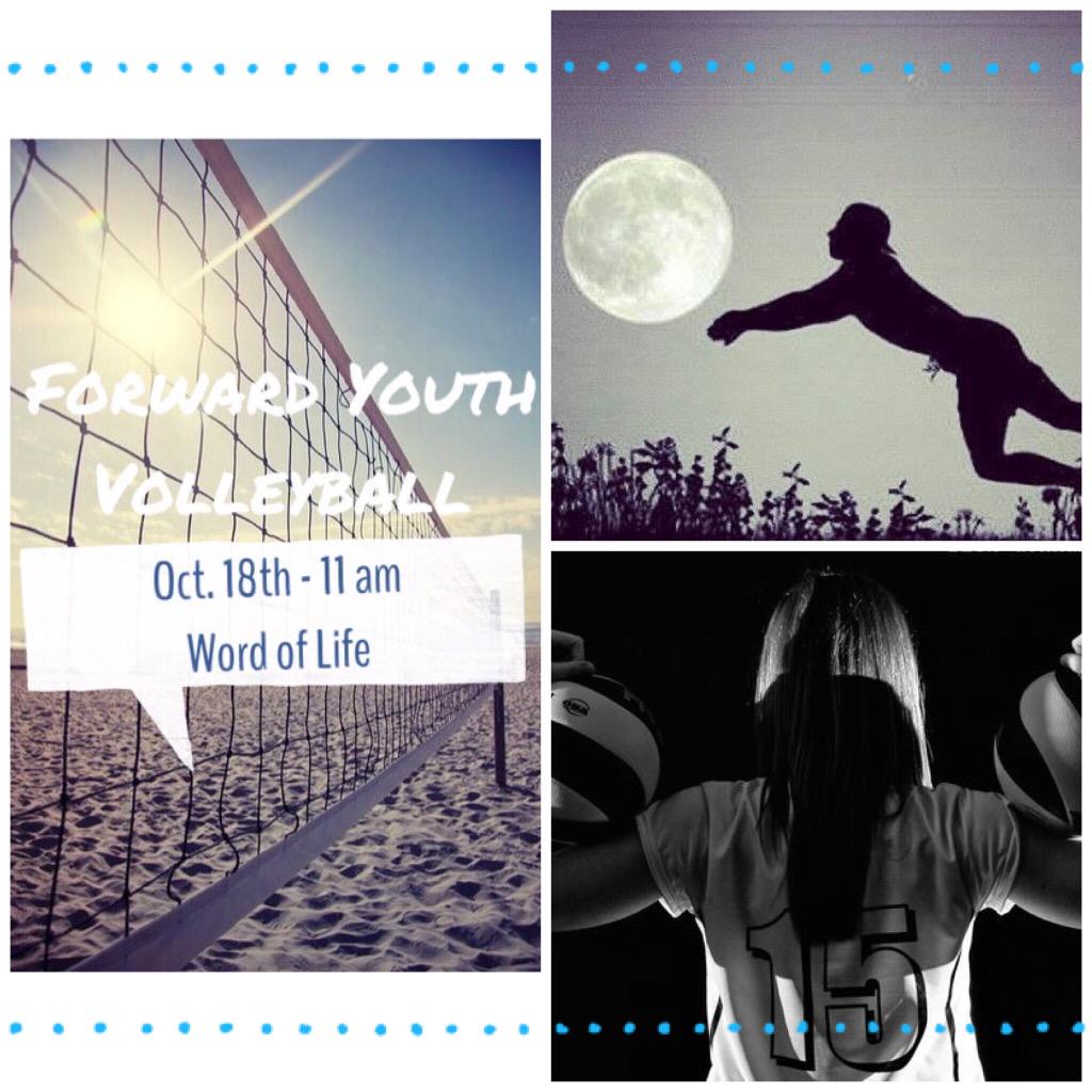 TheForwardYouth's tweet photo. Be there at Forward Youth tonight to hear more details! Don't miss your chance 2 spike the ball in your friends face http://t.co/B6q2yG3mLv