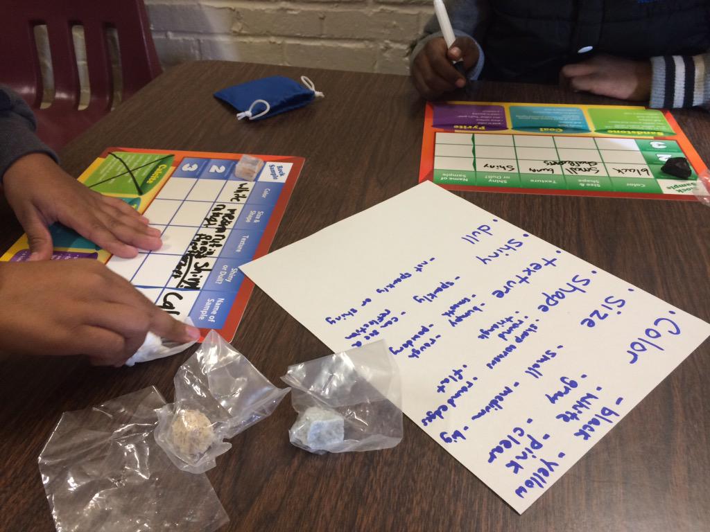 Rock classification in 4th grade ESL class @ L H Upper. #MPSed <a href="/MPSMultilingual/">MPS Multilingual</a>