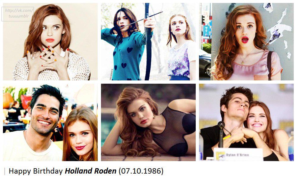 Happy birthday Holland Roden.I really love you.You\re the best actress in the whole world 