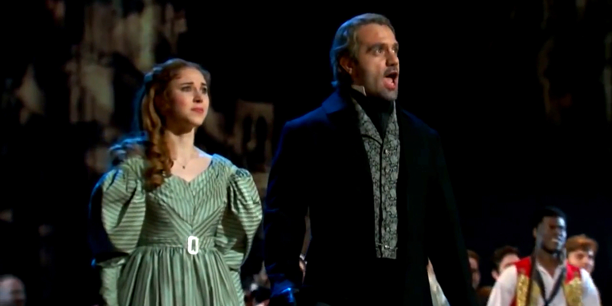 theatermania's tweet photo. EXCLUSIVE VIDEO MASHUP: @raminkarimloo @RealHughJackman &amp; more #OneDayMore from @LesMizBway → http://t.co/Za4LNQb9d2 http://t.co/yTOKGPb2IM