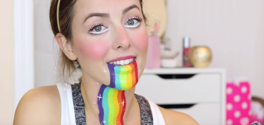 Vanityleaguemag's tweet photo. How To Look Cute While Puking A Rainbow For Halloween - http://t.co/R858NbcdVh
#Halloween #Snapchat #Filter #Costume http://t.co/Mh9k0gU4Xw