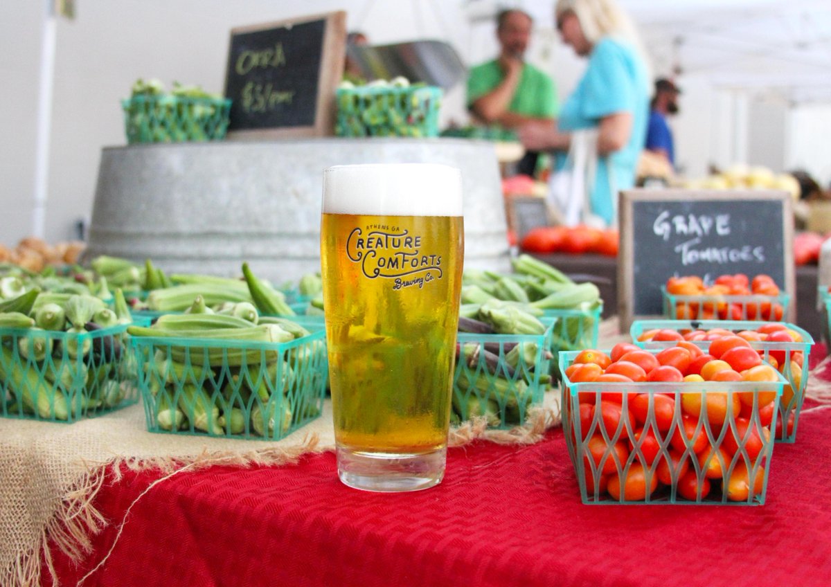 Don't forget the <a href="/AthFarmersMkt/">AthensFarmersMarket</a> today from 4-7pm here @ the brewery! We still have some of our #curioustuesday beer!