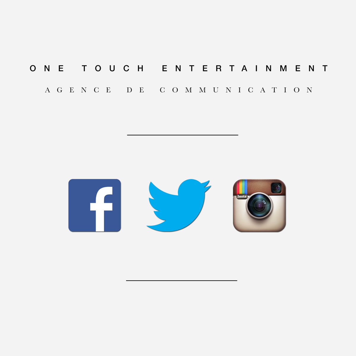 OneTouchEnter's tweet photo. Rejoignez-nous sur nos réseaux sociaux ! 
Facebook : One Touch Entertainment
Instagram : @OneTouchEntertaiment
#OTE http://t.co/bpBFxH2Lvn