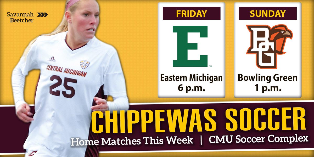 The Chippewas are back in action this weekend with home games on Friday and Sunday. See you there Chippewa fans!