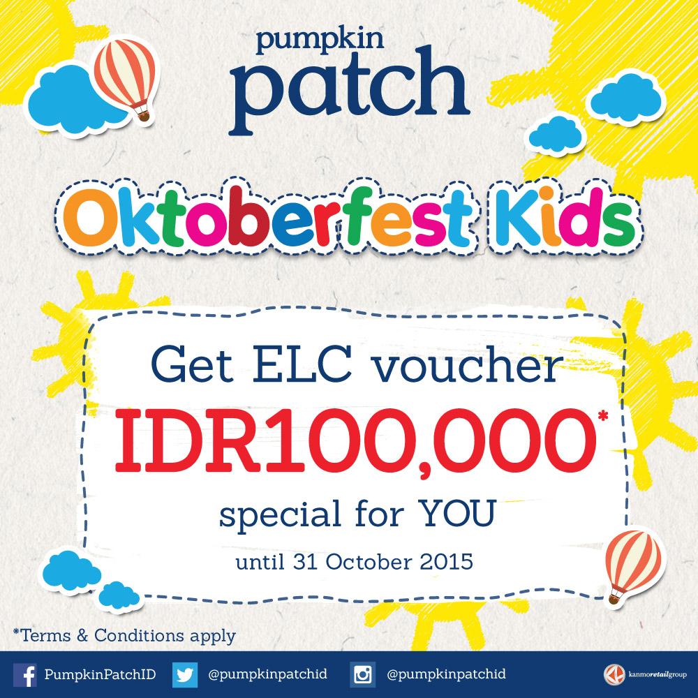 PumpkinpatchID's tweet image. We have a good news, moms! Shop at #PumpkinPatchID for IDR600.000 &amp;amp; get @ELC_indo voucher worth IDR100.000