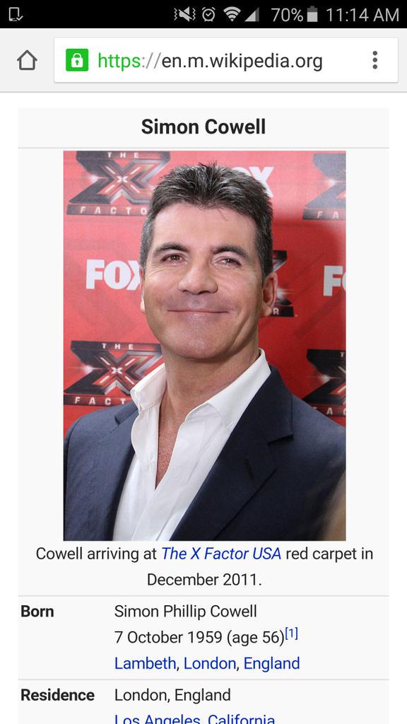 Happy birthday Simon Cowell 