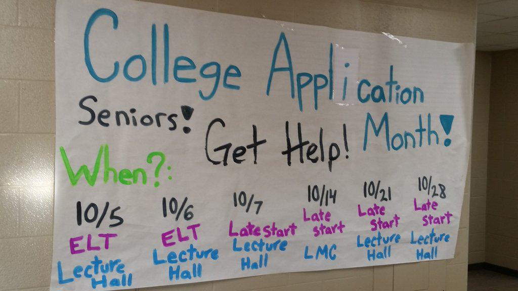 everyoneagrad's tweet photo. College Application assistance at MHS http://t.co/izWOWYtkBu