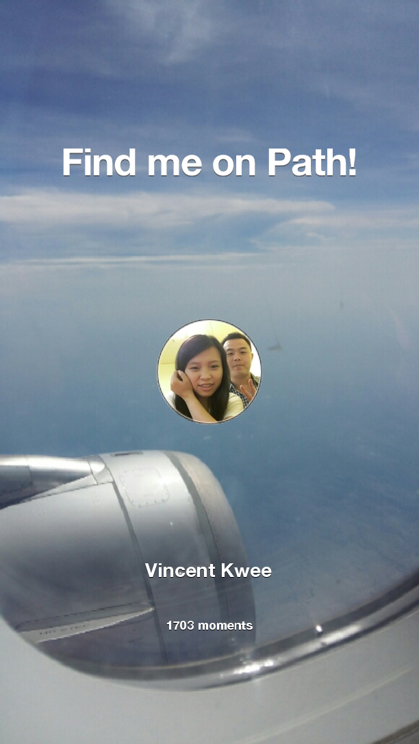 vincentkodani's tweet photo. I've shared 1,703 memories with my friends on #Path - see them now at http://t.co/RBv71WEzbZ! #thepersonalnetwork http://t.co/zGhDr4uELX
