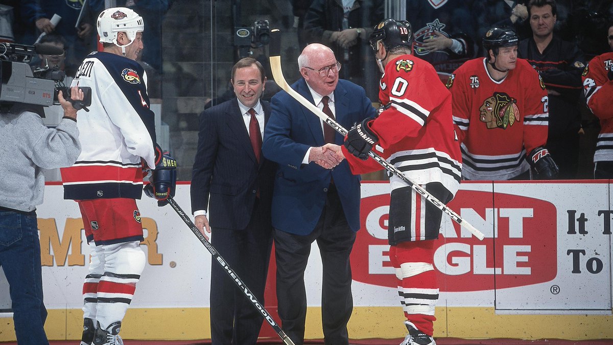 RunWithAReason's tweet photo. @BlueJacketsNHL: 15 years ago today...the first @NHL puck was dropped at @NationwideArena. #ThankYouMrMac #CBJ http://t.co/hDxR6IPOIX