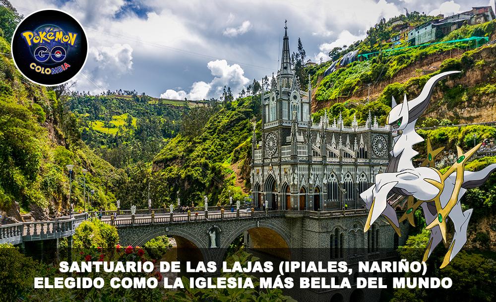 PokemonColombia's tweet photo. Ya saben dónde quiere estar Arceus. La iglesia más bella del mundo está en #Colombia #PokemonGOColombia #PokemonGO http://t.co/RwUBsuq0lY