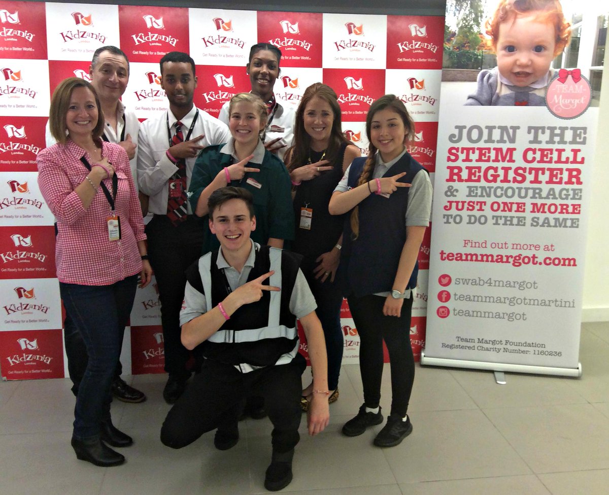 KidZania are proud to support <a href="/swab4margot/">Team Margot</a> International Stem Cell and Bone Marrow Awareness Day #Register4Margot