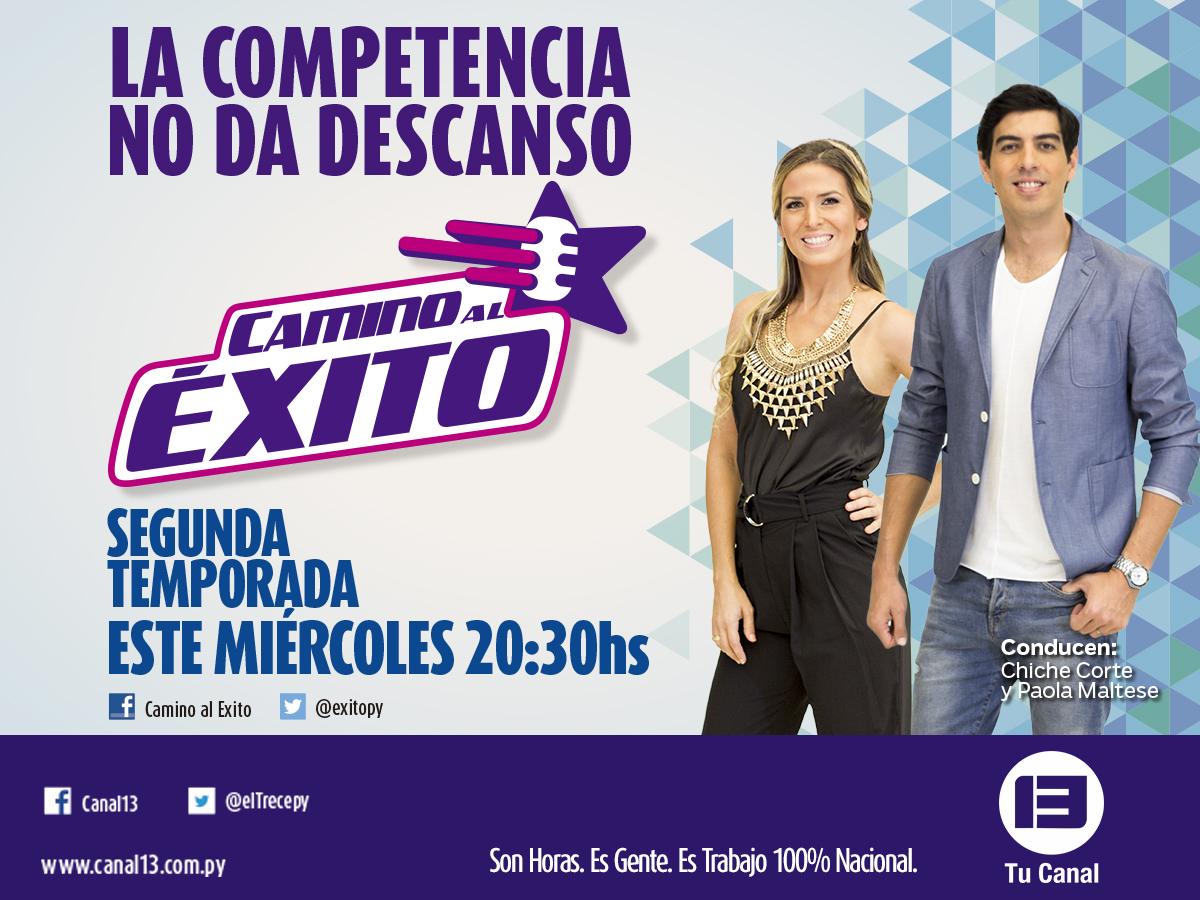Hoy @exitopy inicia una nueva etapa y arranca la competencia en #CaminoAlÉxito con <a href="/chichecorte/">Chiche Corte</a> y <a href="/PaolaMaltese/">Paola Maltese</a>