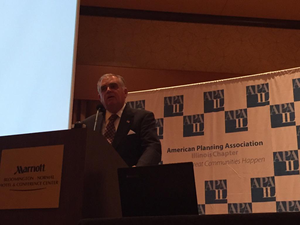 APAIL's tweet photo. "The creative juices are flowing from cities all across this country" Frm. US Sec. Of Trans @RayLaHood #APAIL2015 http://t.co/MLpLda05v3