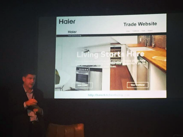 HaierAppliances's tweet photo. “We’re focused on real solutions that matter most to North American consumers.” Paul Riley, #HaierAmerica, at #DODNY http://t.co/HsTVGA2aCj