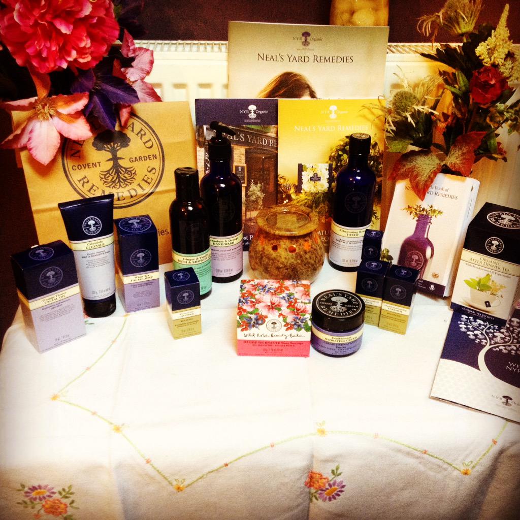 HTreasureHouse's tweet photo. So excited to receive my beautiful #nealsyardremedies starter kit today. NYR now available to sample &amp; buy at HYH http://t.co/AiCMnon4De