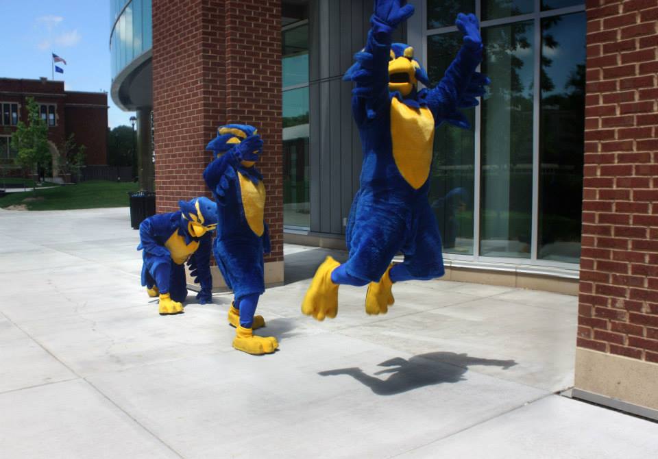 #YellLikeHell tonight with <a href="/BluTheBlugold/">Blu The Blugold</a> @ 7pm in Zorn Arena!

#Homecoming #uwec #GoBlu