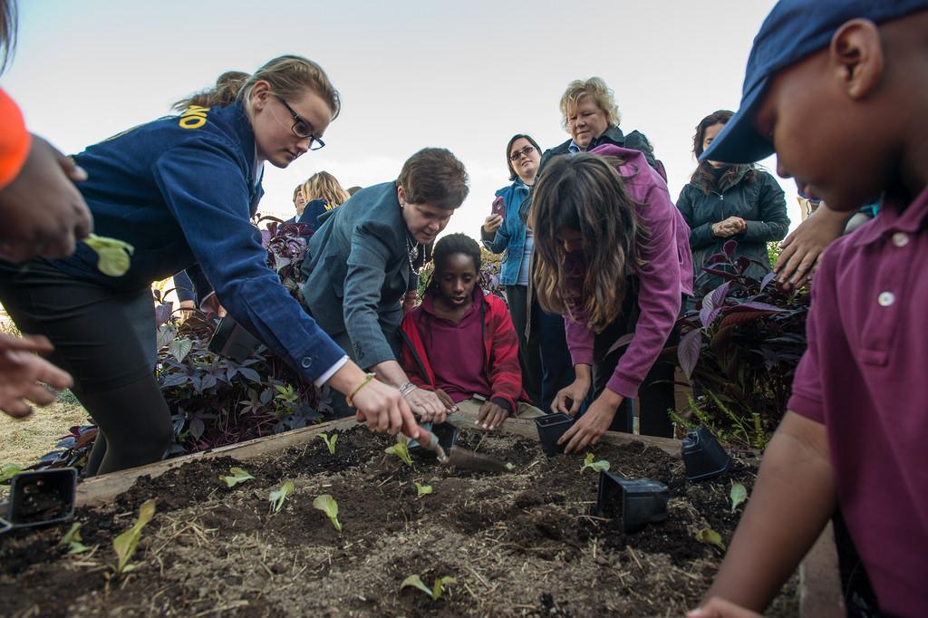 USDA's tweet image. Planting the seeds for tomorrow’s STEAM leaders ow.ly/T82yg