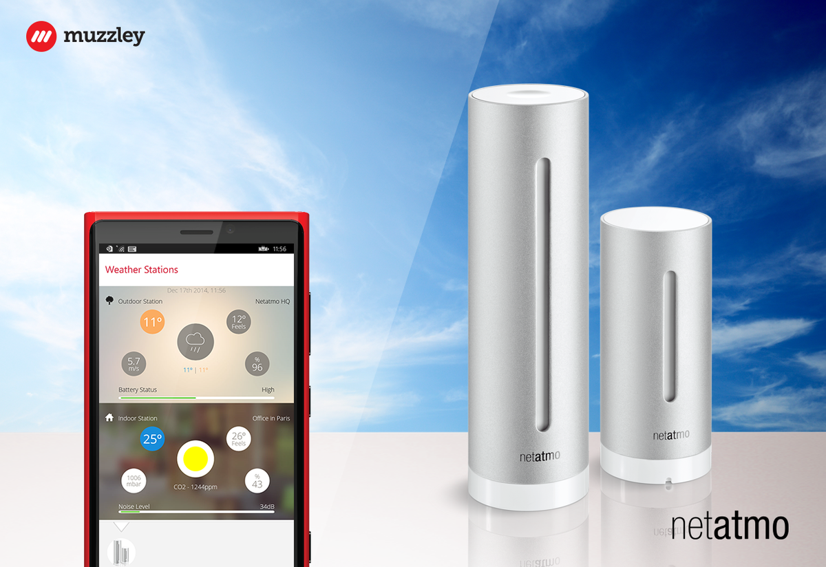 muzzleypower's tweet photo. Your #smarthome just got healthier! Integrate your @netatmo #weatherstation in #muzzley: http://t.co/1erTgVGs82! http://t.co/LzmuppXZFW