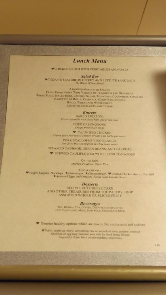 JacintaKovacs's tweet photo. Today's lunch #crewmess #noricenopower #carnivaljourneys http://t.co/BIjW9tXRqo