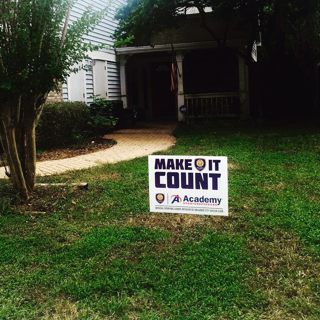 #MakeItCount <a href="/OrlandoCitySC/">Orlando City SC</a>
