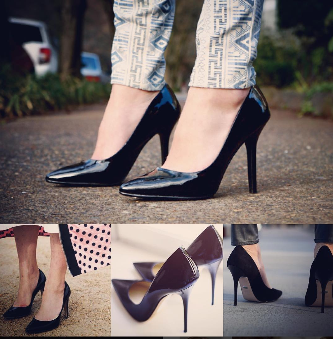 _onpointbeauty_'s tweet photo. A MUST HAVE accessory in every #woman’s closet that never fails to spice up ANY outfit: the classic black pumps. http://t.co/i2MTKuqH4Z