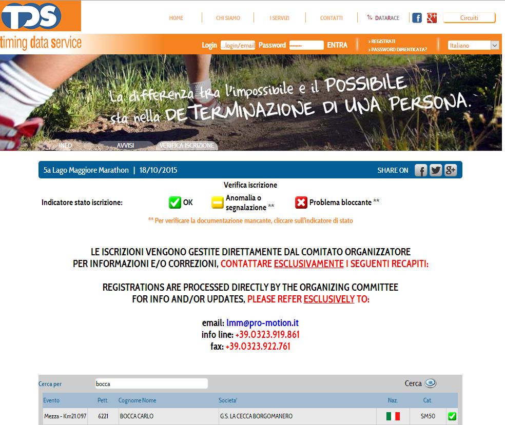 ilverocarlo's tweet photo. Prossima Mezza 21km http://t.co/zv1xOpsleM